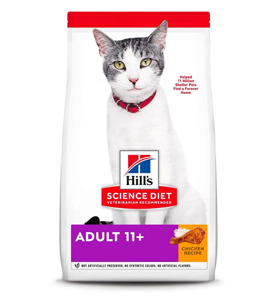 Best Hill's Science Dry Food for Older Cats that Vomit 